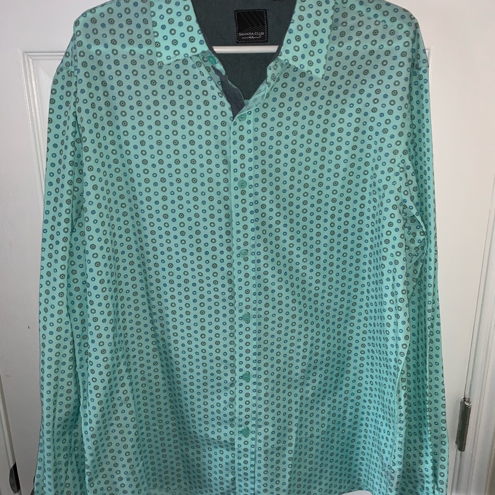 Sahara Club XL Blue Button Up